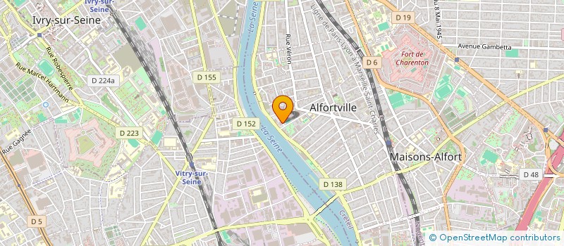 localisation de l'entreprise GREGORIAN MUSIC à ALFORTVILLE