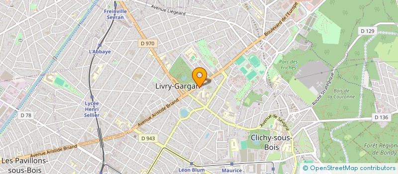 localisation de l'entreprise GREGORY BAT  LIVRY GARGAN