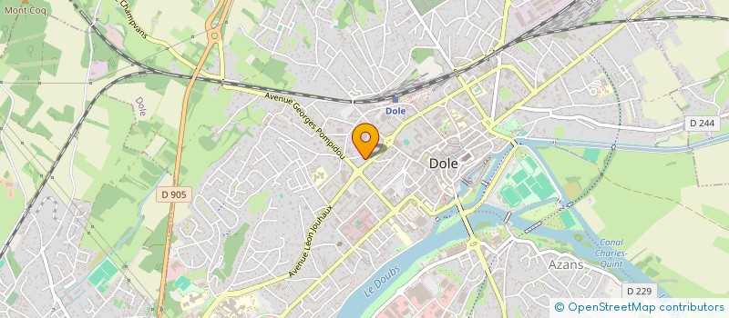 localisation de l'entreprise GREGORY FACTORY  DOLE