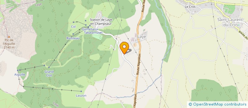 localisation de l'entreprise GREGORY JOUGLARD TRAVAUX PUBLICS  LAYE