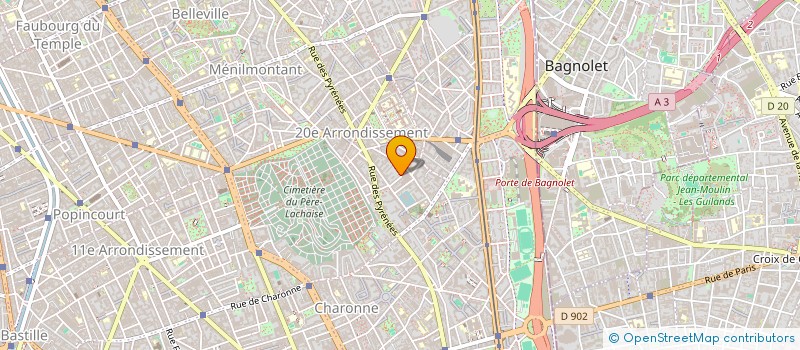 localisation de l'entreprise GREGORY LACOUA EURL  PARIS