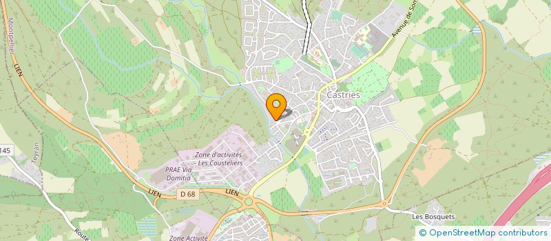 localisation de l'entreprise GREGORY LOPEZ  CASTRIES