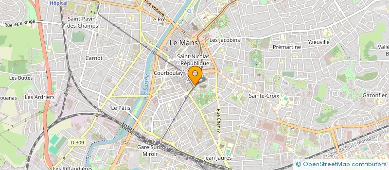 localisation de l'entreprise GREGORY LUTI à LE MANS