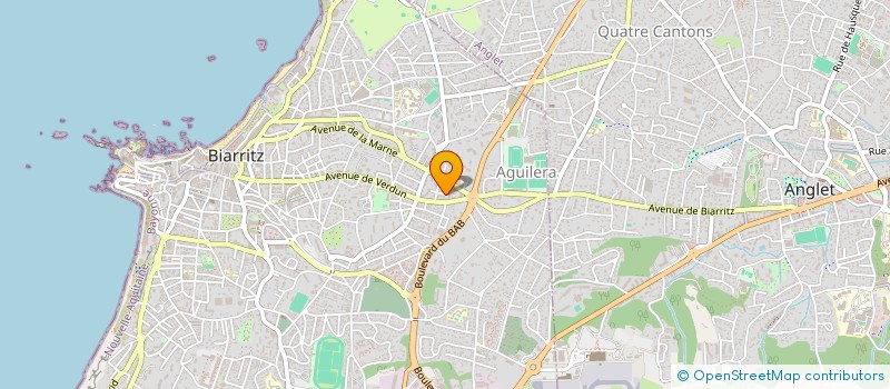 localisation de l'entreprise GREGORY MARGUERIE EURL à BIARRITZ