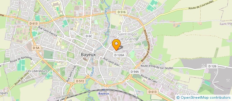 localisation de l'entreprise GREGORY MONTAGE GRUES  BAYEUX