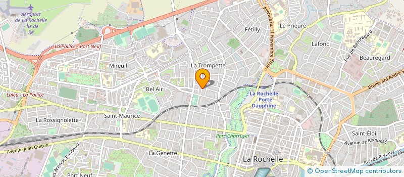 localisation de l'entreprise GREGORY PAT  LA ROCHELLE