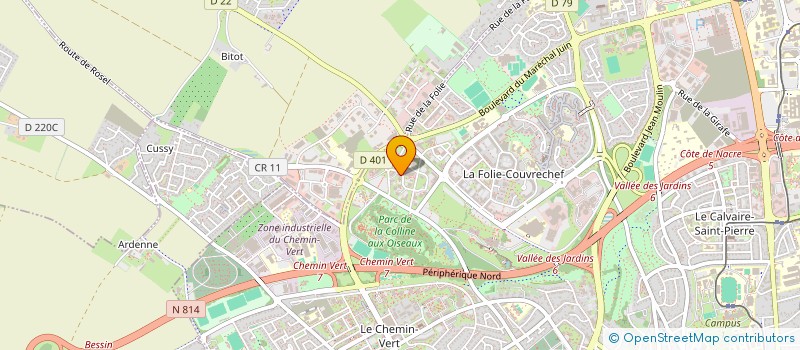 localisation de l'entreprise GREGORY VEAUX à CAEN