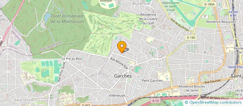 localisation de l'entreprise GREGVER à GARCHES