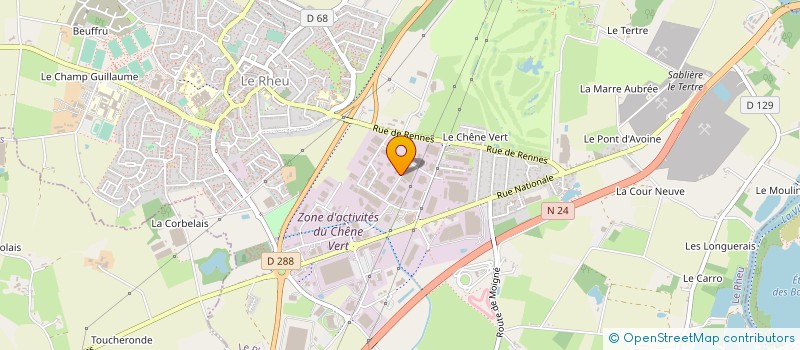 localisation de l'entreprise GREHAL TRANSPORTS à LE RHEU