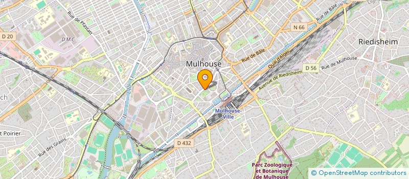 localisation de l'entreprise GREILSAMMER INDUSTRIE  MULHOUSE