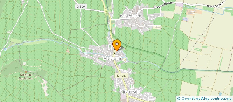 localisation de l'entreprise GREINER - SCHLERET GUY  MITTELWIHR