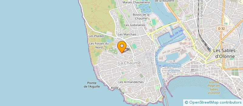 localisation de l'entreprise GREJELI à LES SABLES D'OLONNE