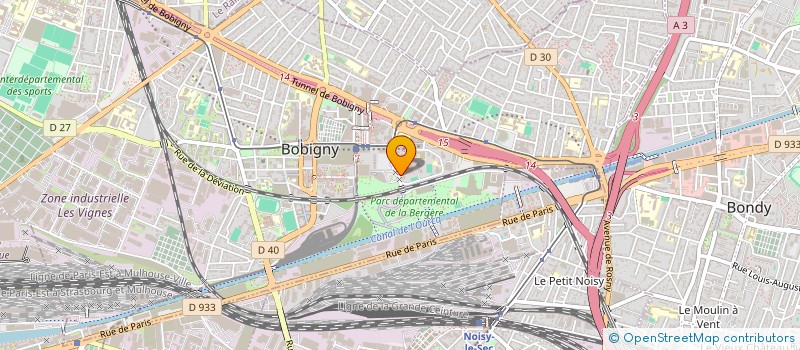 localisation de l'entreprise GREKKO à BOBIGNY