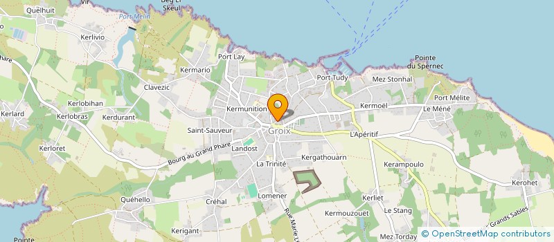 localisation de l'entreprise GREKOPTIC à GROIX