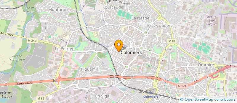 localisation de l'entreprise GREL-TECH à COLOMIERS