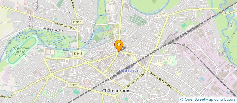 localisation de l'entreprise GRELATO à CHATEAUROUX