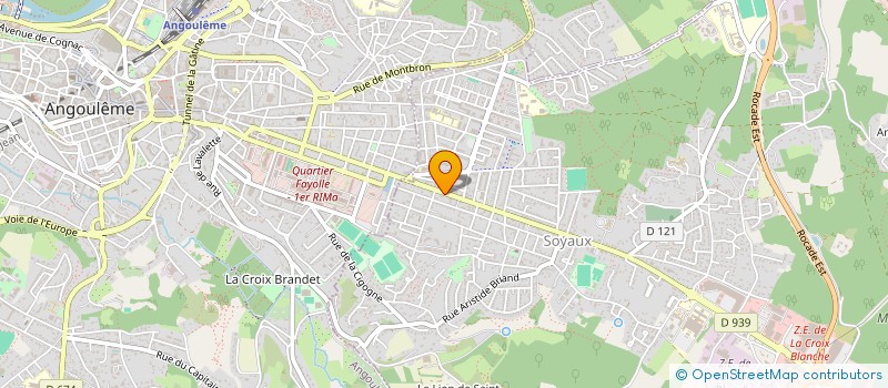 localisation de l'entreprise GRELAUD  SAINT-AMANT-DE-BOIXE