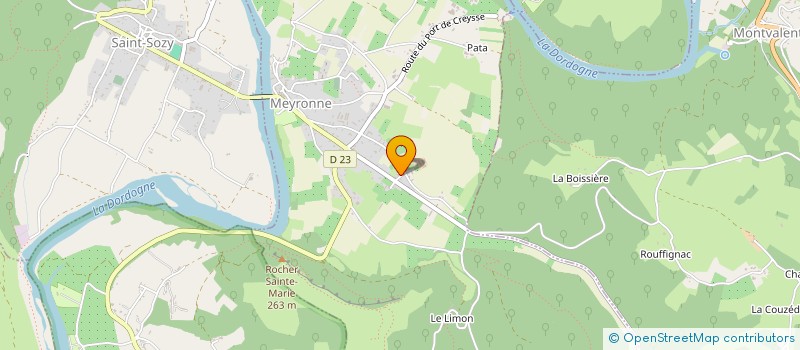 localisation de l'entreprise GRELE AUTO CONSEIL  MEYRONNE