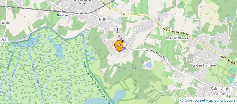 localisation de l'entreprise GRELEAUD  BOUAYE