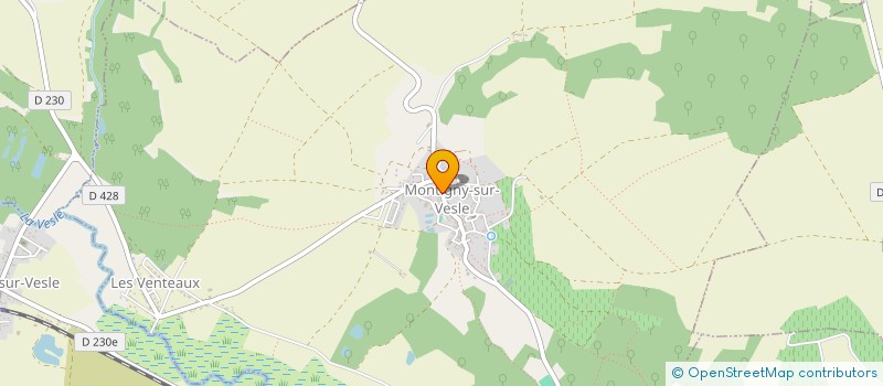 localisation de l'entreprise GRELET FRERES  MONTIGNY-SUR-VESLE