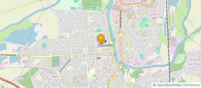 localisation de l'entreprise GRELET RENE ET FILS à SOISSONS