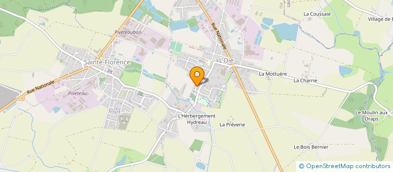 localisation de l'entreprise GRELIER ALBAN à L' OIE