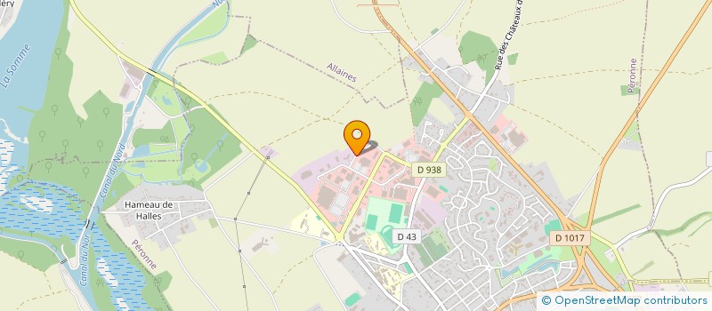 localisation de l'entreprise GRELIN SPORT à PERONNE