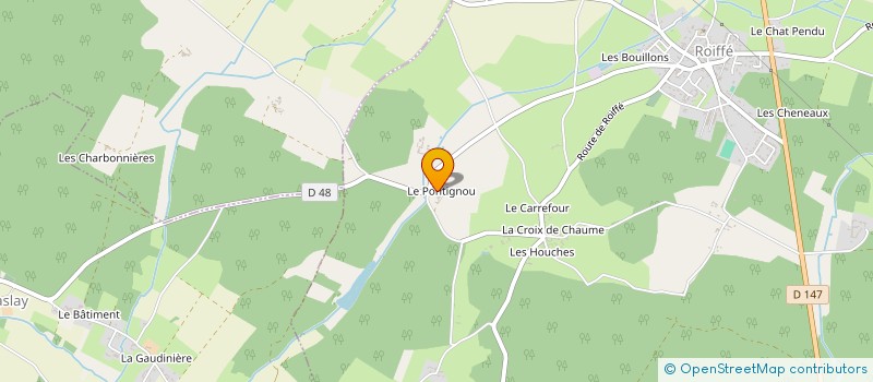 localisation de l'entreprise GRELLIER IMMO  ROIFFE