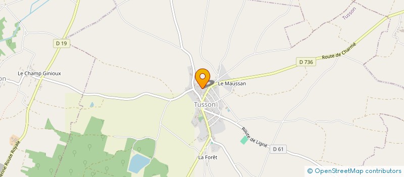 localisation de l'entreprise GRELLIER JACQUES DESAIVRES JAMES à SAINT-FRAIGNE