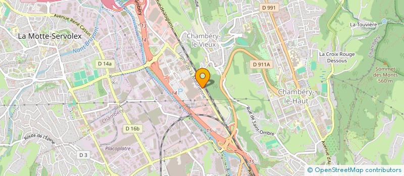 localisation de l'entreprise GREMAGA  CHAMBERY