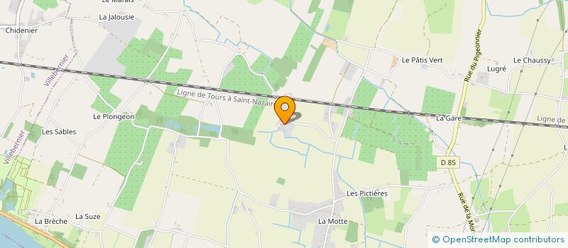 localisation de l'entreprise GREMAUD DU MORTIER  VARENNES-SUR-LOIRE