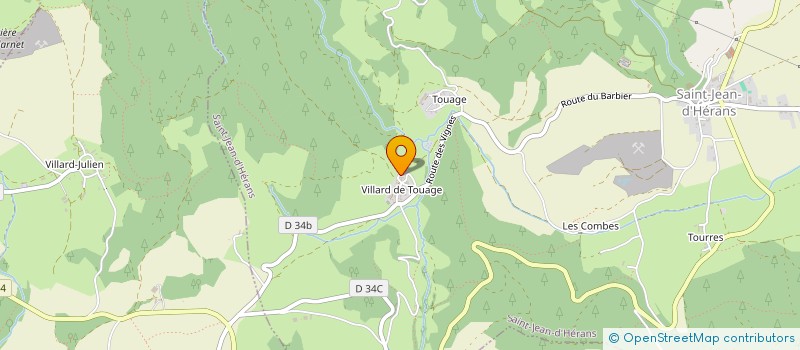 localisation de l'entreprise GREME  SAINT-BAUDILLE-ET-PIPET