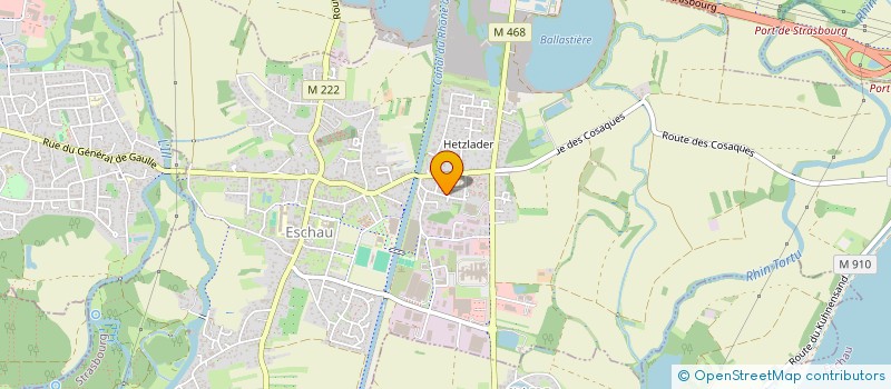 localisation de l'entreprise GREMELEC à ESCHAU