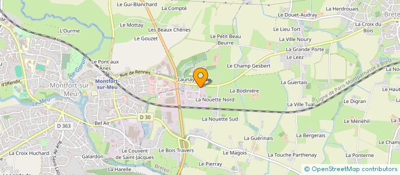 localisation de l'entreprise GREMI  BRETEIL