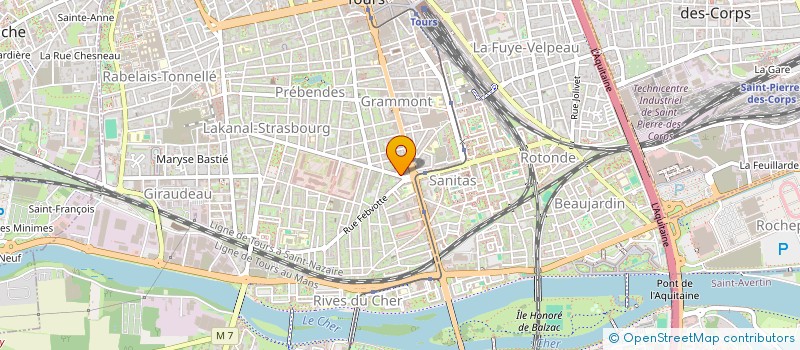 localisation de l'entreprise GREMIL  TOURS