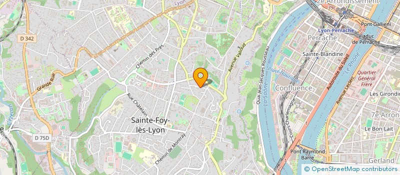 localisation de l'entreprise GREMLICE à SAINTE-FOY-LES-LYON