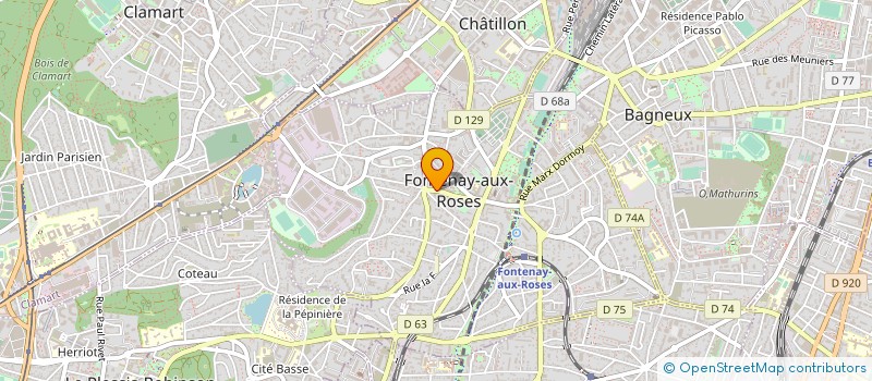 localisation de l'entreprise GREMOND CIE MECANIQUE GEN à FONTENAY-AUX-ROSES