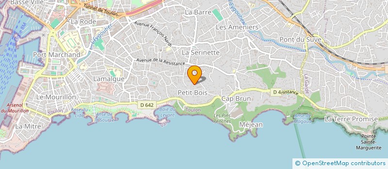 localisation de l'entreprise GREMONT-ROQUES à TOULON