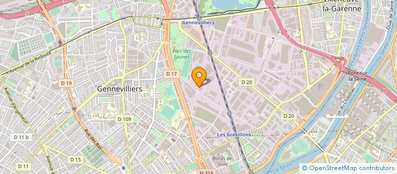 localisation de l'entreprise GREMTEK à GENNEVILLIERS