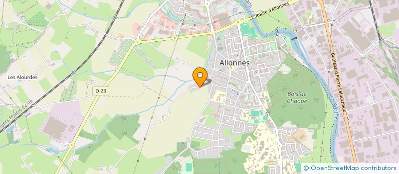 localisation de l'entreprise GREMY  ALLONNES