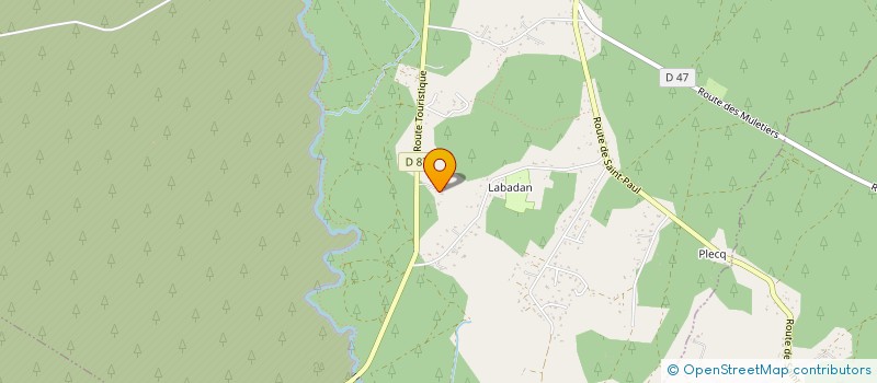 localisation de l'entreprise GREMYLAND  SAINTE-EULALIE-EN-BORN