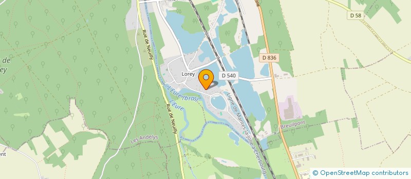 localisation de l'entreprise GREN  BREUILPONT