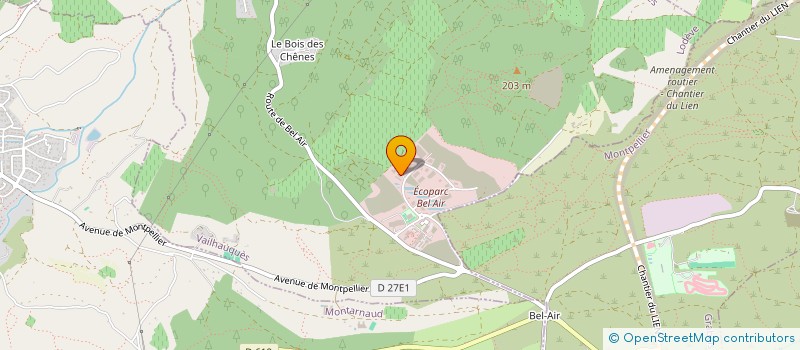 localisation de l'entreprise GRENADE  VAILHAUQUES