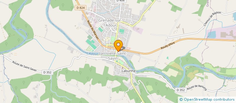 localisation de l'entreprise GRENADE CONSTRUCTIONS à GRENADE-SUR-L'ADOUR