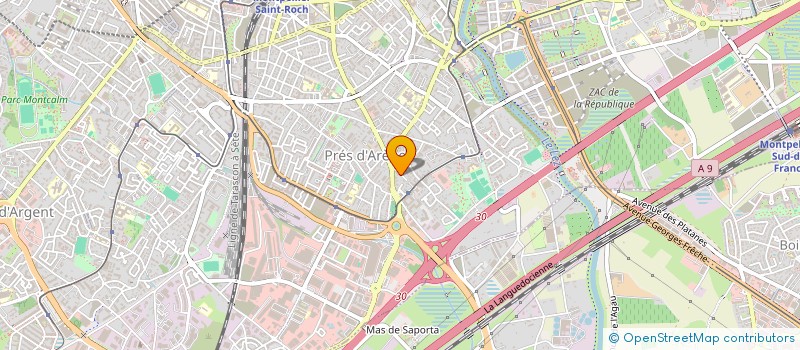 localisation de l'entreprise GRENADE PRODUCTION à MONTPELLIER