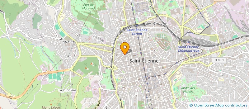 localisation de l'entreprise GRENADINE  SAINT-ETIENNE