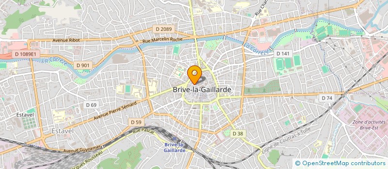 localisation de l'entreprise GRENADINE à BRIVE-LA-GAILLARDE