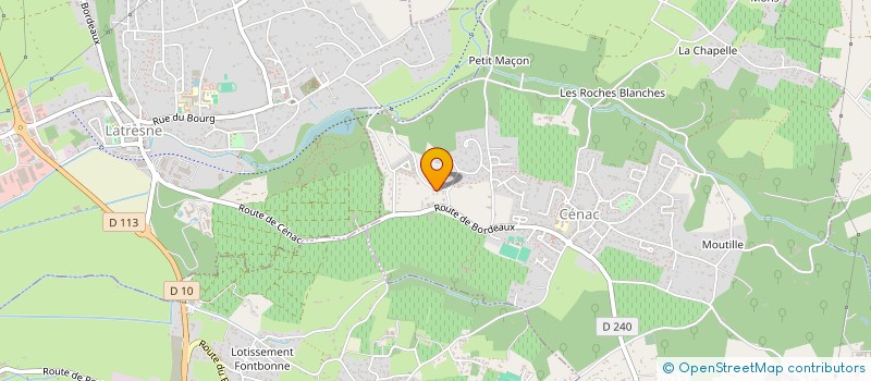 localisation de l'entreprise GRENADINE ET CONFETTIS  CENAC