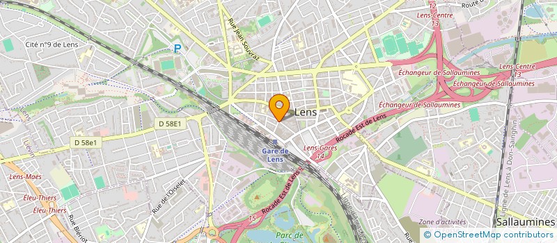 localisation de l'entreprise GRENADINE SARL  LENS