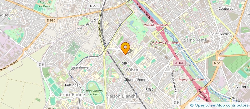 localisation de l'entreprise GRENADINES à REIMS